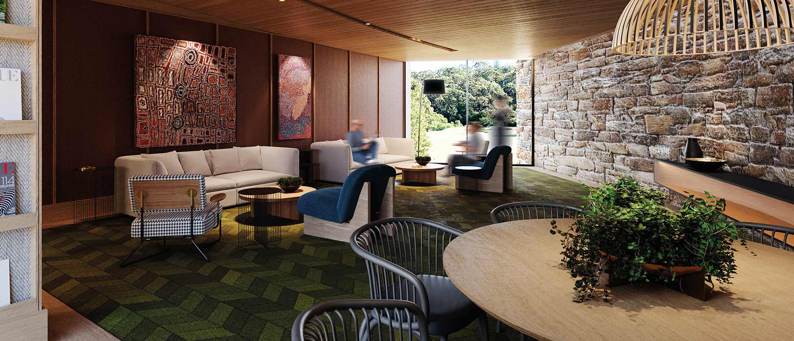 CGI of internals Watermark Residences at Newgreens