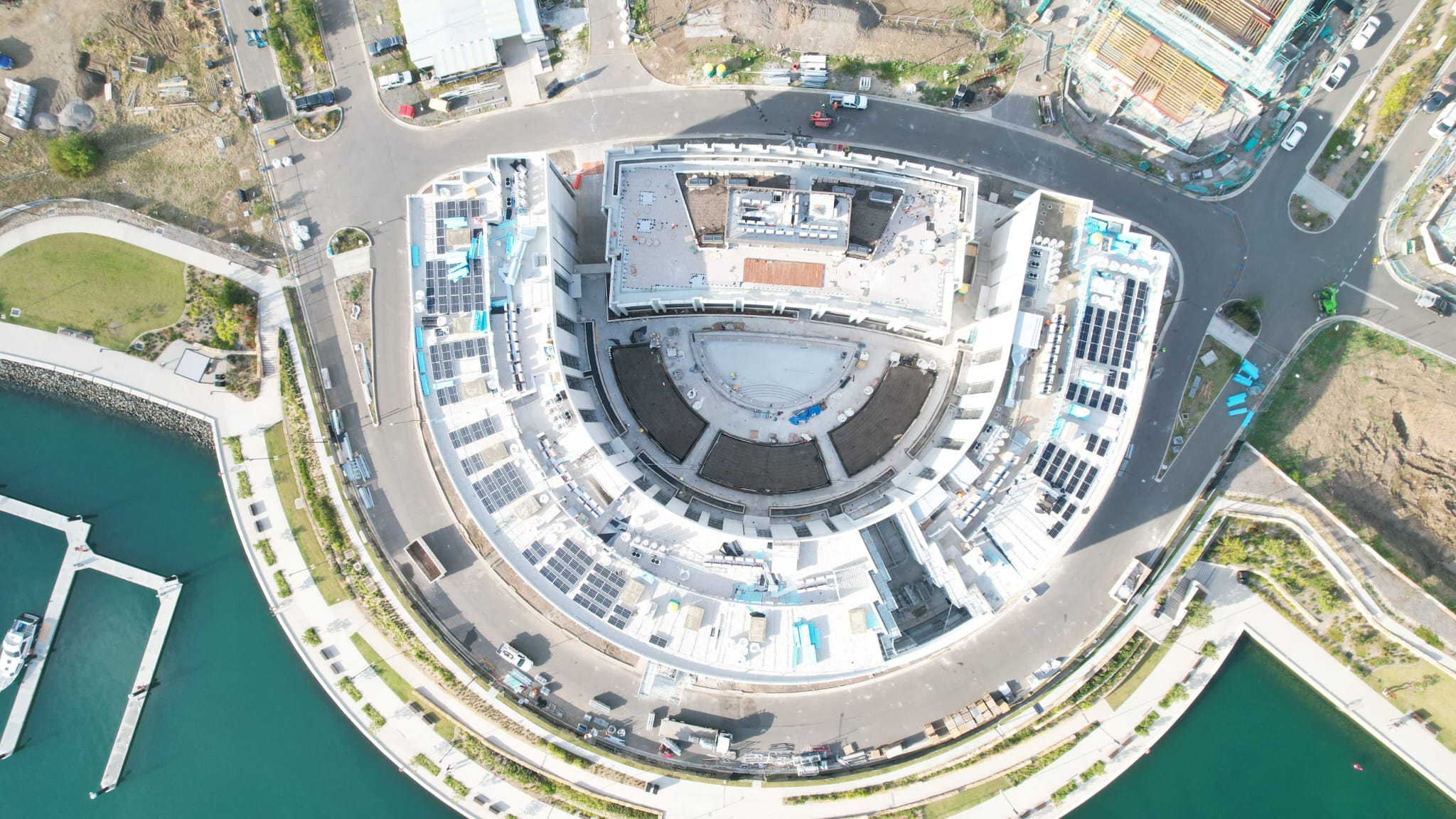 Aerial view of Nautilus, Shell Cove