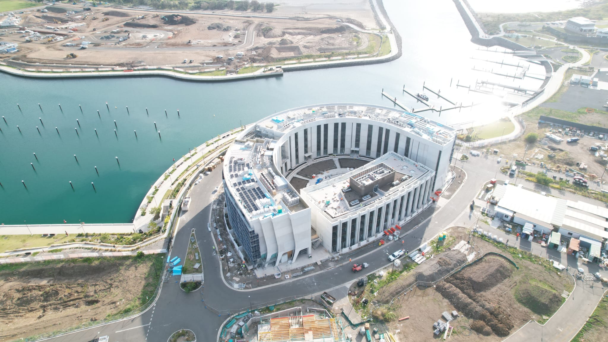 Aerial view Nautilus, Shell Cove