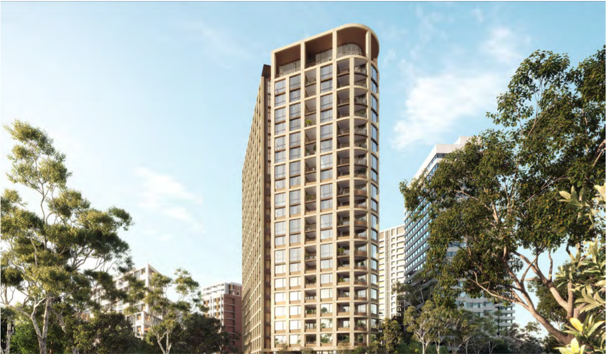 CGI of Mac Residences at Macquarie Park