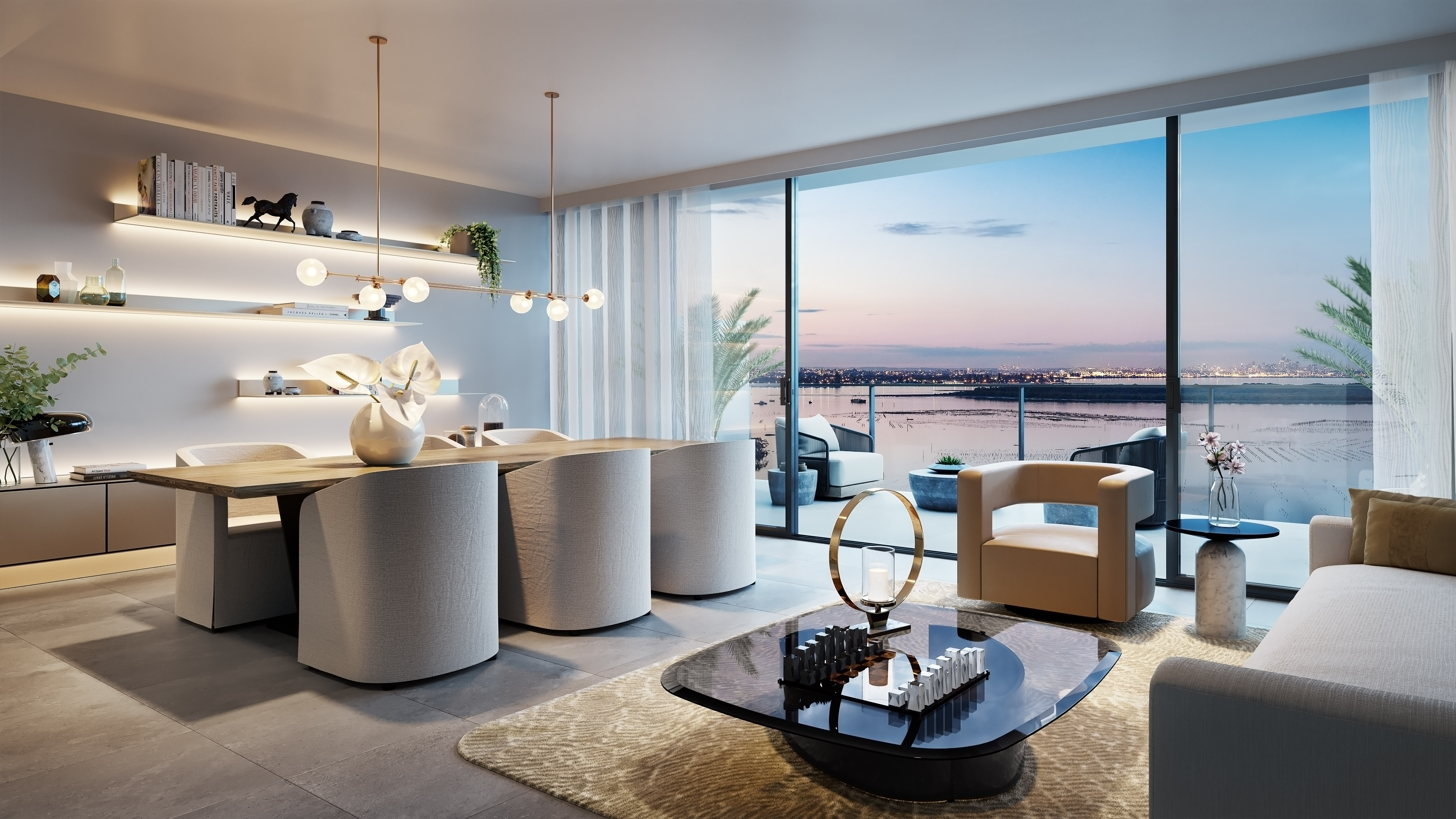 CGI of residential unit internal at Woolooware Bay Town Centre S4