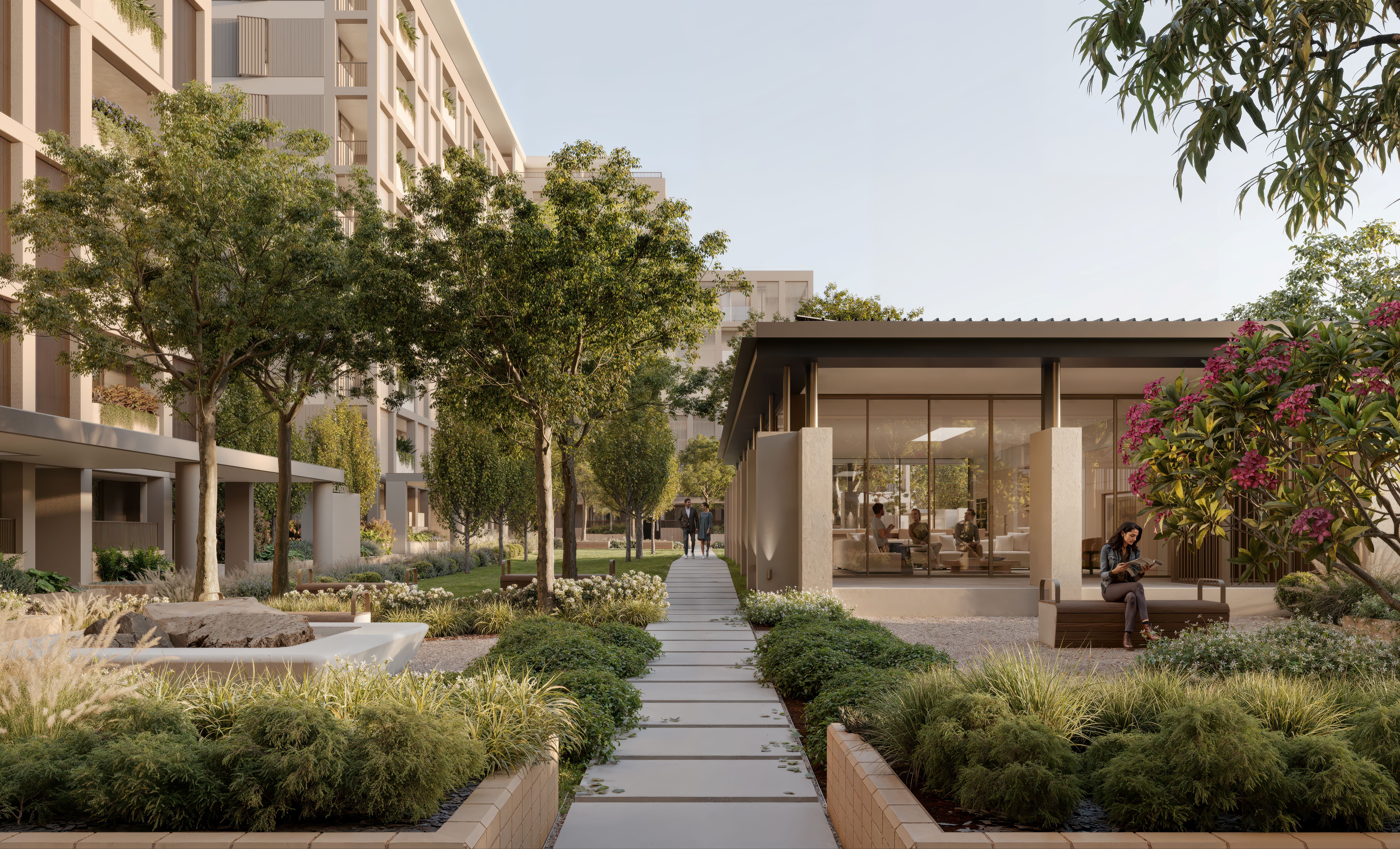 Zeste The Orchards Courtyard