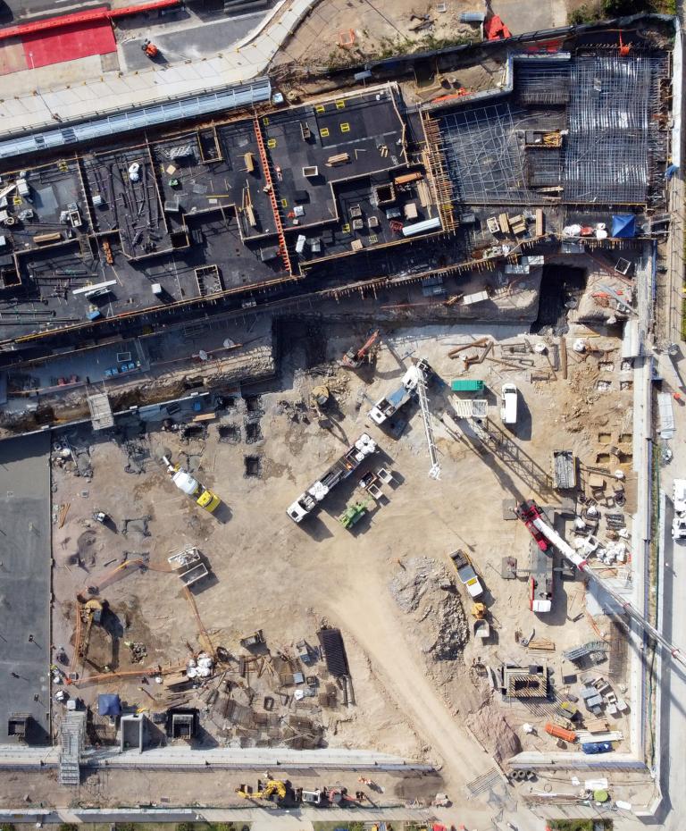 Melrose Park Village aerial view Sept 2023