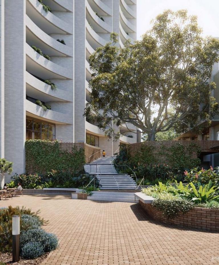 CGI of Norwest Quarter communal area