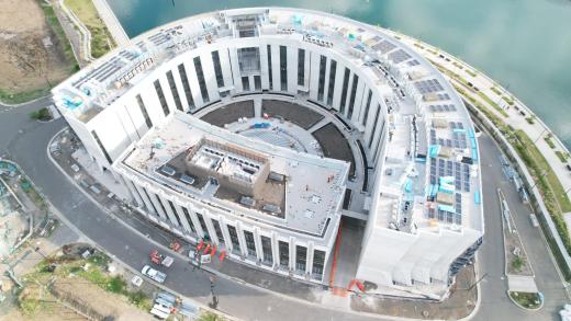Aerial view of Nautilus, Shell Cove
