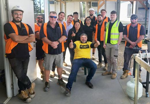 Tony Touma with Norwest staff for RU OK? Day