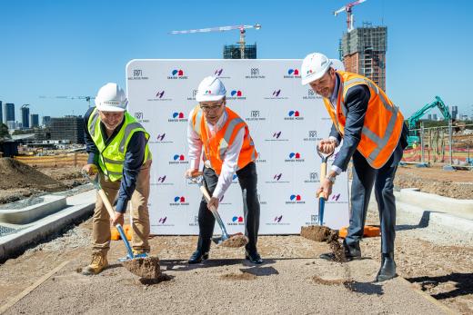 Melrose Park S6 Sod Turning